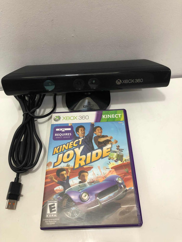 Sensor Kinect Xbox 360 + Jogo Kinect Joy Ride Original (Recondicionado)