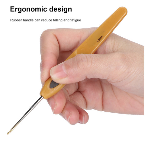 Juego De Ganchillos De Ganchillo Con Agarre Ergonómico, 8 Pi