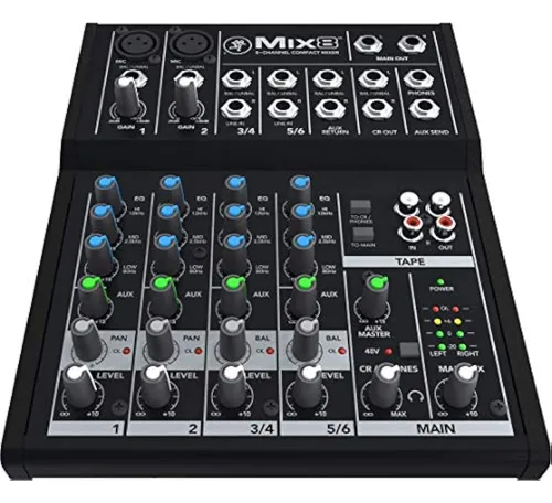 comprar Mackie Mix8 Mezclador Compacto 8 Canales