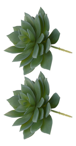 2pcs Plantas Suculentas Artificiales Decoración