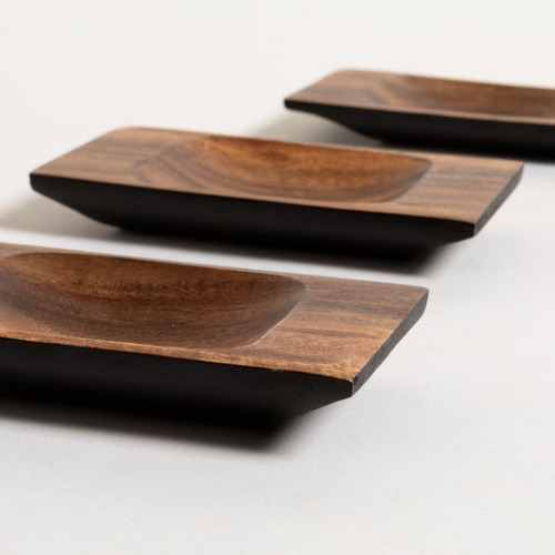 Acacia Manila Black | Copetinero | Set X 3 (cod 519035)
