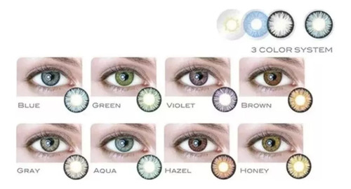 Lentes De Contacto Neo Cósmo Con Estuche Y Liquido 60ml