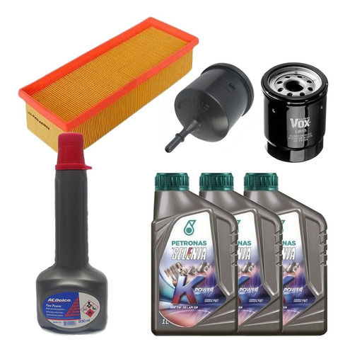 Kit Troca De Oleo Grand Siena Mobi Punto Selenia 5w30 *