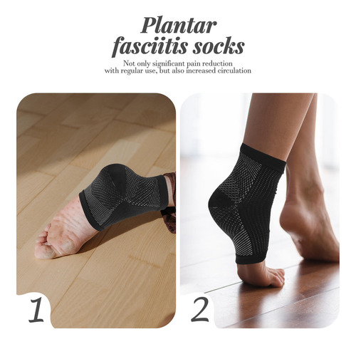 3 Pares De Calcetines Para Aliviar El Dolor De Pie, Soporte