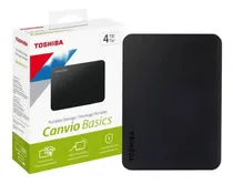 Comprar Disco Duro Externo 4tb Black Usb 3.0 Toshiba Canvio Basics