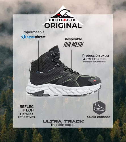 Botas Hombre Montagne Trekking Impermeables