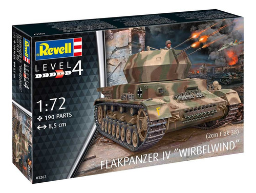 Revell 2cm Flak 38 Flakpanzer Iv 03267 1/72 Rdelhobby Mza
