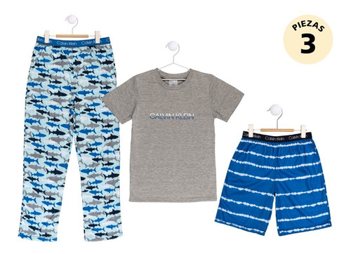 Set De Pijama Para Niño Calvin Klein Rz1809-702