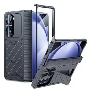 Funda Case Mech Pesado Para Samsung Galaxy Z Fold 5 Negro