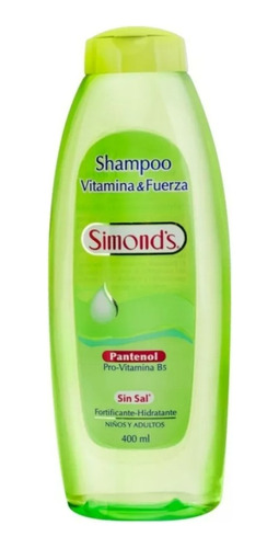 Simonds Shampoo Vitamina Pantenol 400ml.