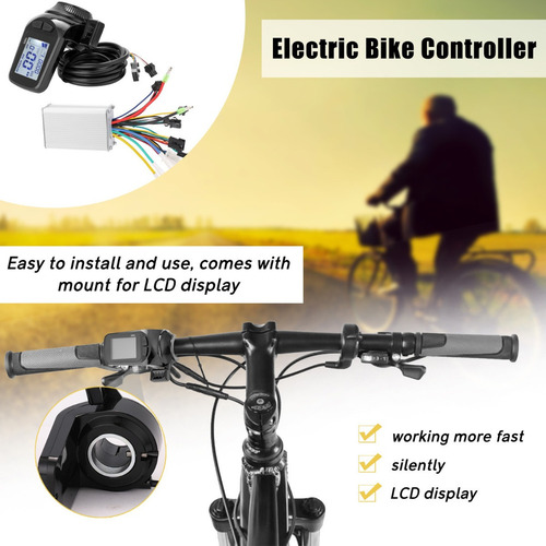 24v-48v/36v-60v 350w Motor Sin Escobillas Controlador De Pan