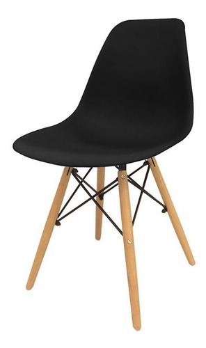 Imagen 2 de 8 de Silla Eames Negra