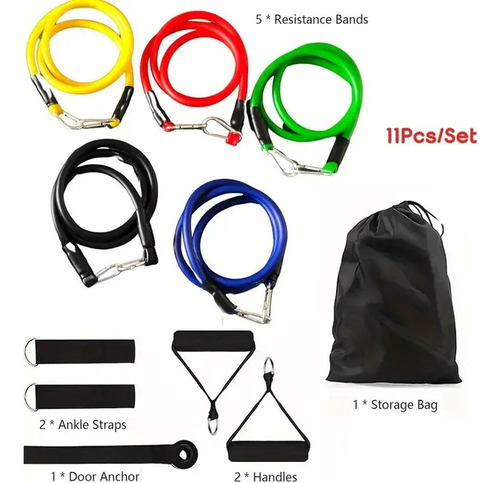 Js Kit De Bandas De Resistencia Ligas For Ejercicio 11pzs