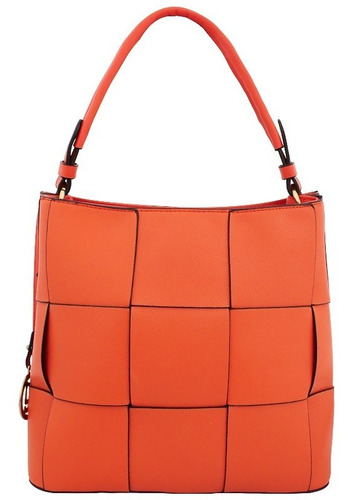 Imagen 1 de 6 de Bolso Para Dama Elegante Cuadros Frontales Moda Lms-140