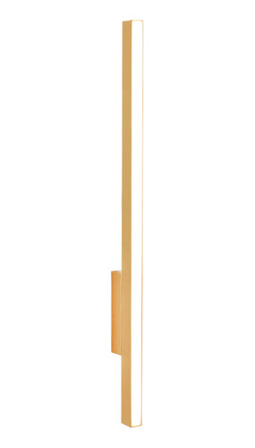 Arandela Led Linear 3000k 13w 60cm Alumínio Dourado Ar2106
