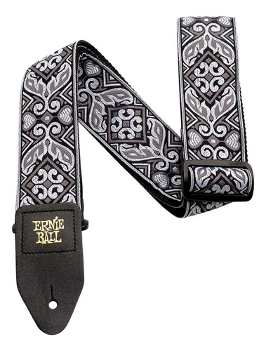 Correia Ernie Ball Tribal Silver Jacquard Strap  - Usa 4166