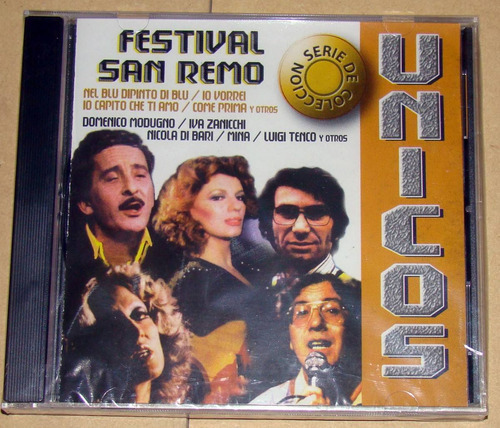 Festival San Remo Domenico Modugno Mina + Oa Cd Nuevo Kktu 