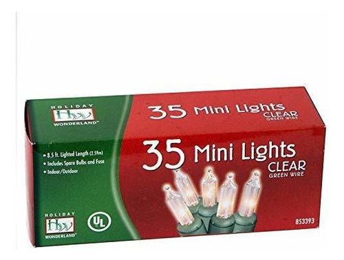 Set De Luces De Navidad Claras De 35 Unidades (paquete De 2