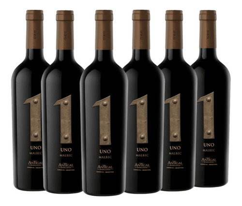 Vino Antigal Uno Malbec Caja X6