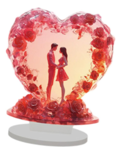 Letrero De Mesa Con Forma De Corazón Compatible Con San
