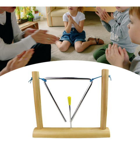 Triángulo Musical Con Soporte Triángulo De Percusión