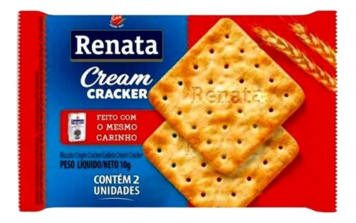 Biscoito em sache Renata cream cracker 180 unidades