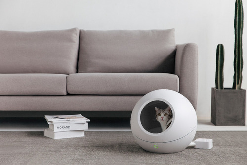 Petkit Casa Inteligente De Mascotas Temperatura Regulable Color Blanco