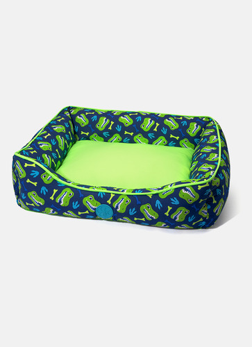 Cama Para Pets Dinossauro Skate Pequena - Puket Cor Azul