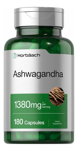Horbaach Ashwagandha Ashwaganda 180 Cápsulas (ver Detalle)