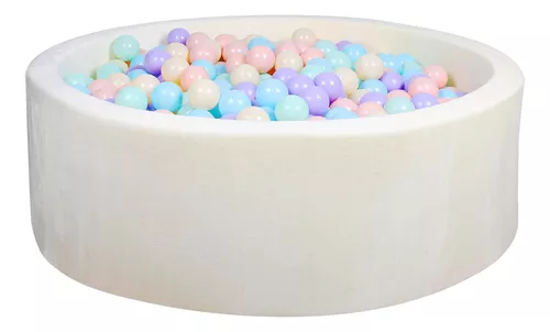 Piscina de bolas de espuma para bebés y niños pequeños, redonda y suave,  para niñas y niños, regalos para juegos de interior, bolas no incluidas