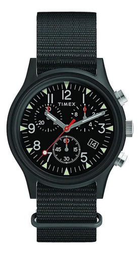 Timex Mk1 - Reloj Cronógrafo Para Hombre Con Correa De Tela