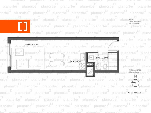 Venta De Apartamento Obra Construcción Monoambiente En Pocitos Nuevo, Brisa Marina 2 Unidad 105