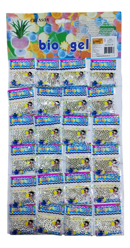 Bolinhas Gel Orbeez Orbis Cresce Agua Transparente 24 Pacote