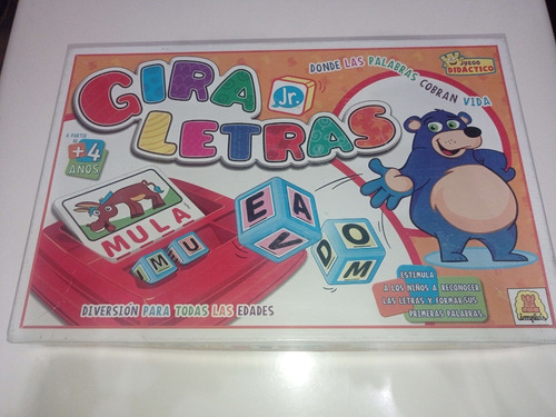 Juego De Mesa Gira Letras Jr. Juego Usado Exc Estado!!!