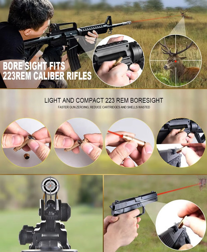 Colimador Mira Laser Calibre 38 Mm Boresighter Para Armas