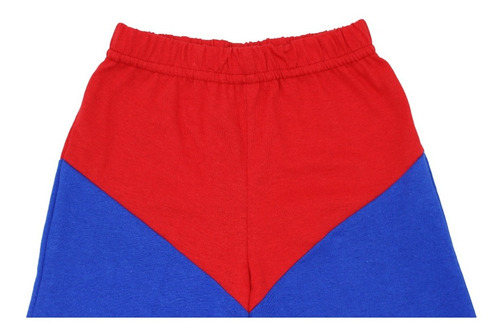 Imagen 6 de 9 de Pijama Superman Bebé Niño 3 Pzs Sudadera Pants Capa Disfraz