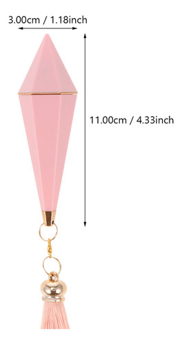 Brilho Labial Em Formato De Borlas Para Chaveiro Seu Batom T