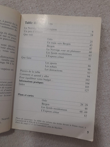 Guide De Voyage Berlitz - Oslo Et Bergen - Macmillan (Usado)