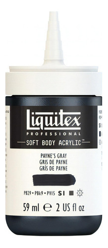 Tinta Acrílica Liquitex Soft Body 59ml S1 310 Paynes Gray