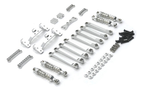 Varilla De Enlace De Metal Para D90 D91 D96 Mn98 Mn99s Plata