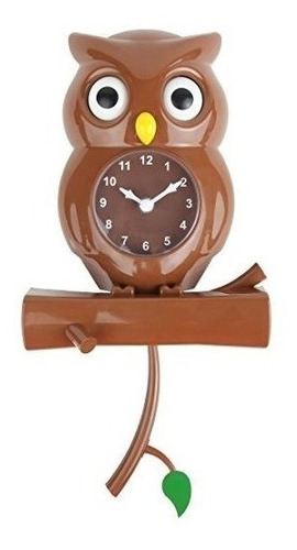 Lily S Home Pendulo Buho Ojos Reloj Con Giratorio