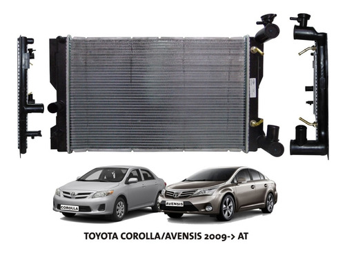 Imagen 1 de 6 de Radiador Toyota Corolla/avensis 2009- Caja Automática       