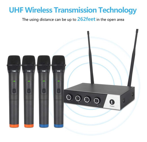 Xtuga S400 Sistema De Microfono Inalambrico, Conjunto De ...