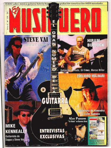 Revista El Musiquero N 128 Steve Vai Bullock Alan Parsons B5