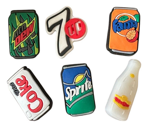 Pin Decoración Para Zapatos Sprite Coca Light Diet Coca Cola Coca Cola