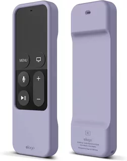 Funda Para Control Apple Tv Siri 4th/5th Gen Gris Lavanda