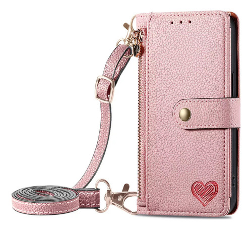A Funda De Piel Tipo Cartera Con Ranura Para Tarjetas Y