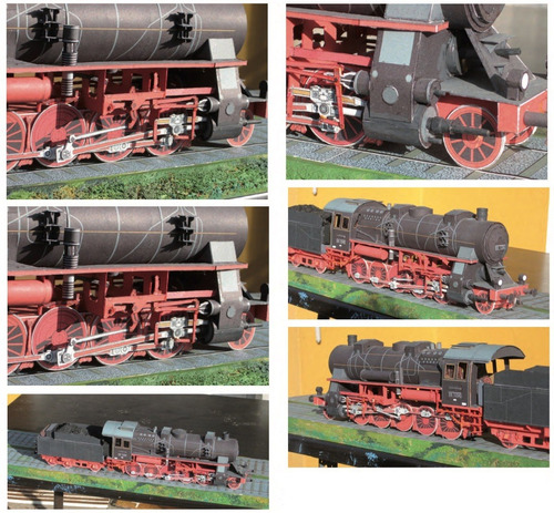 Locomotoras Y Vagones De Papel Para Imprimir Y Armar