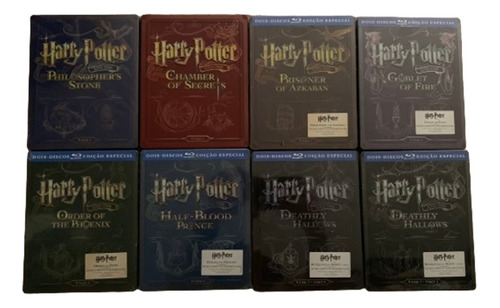Bluray Steelbook Harry Potter Coleção Completa Warner