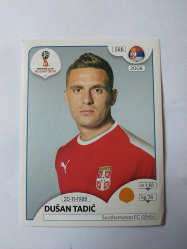 Fifa World Cup Russia 2018 Dusan Tadic Panini 2018 #422